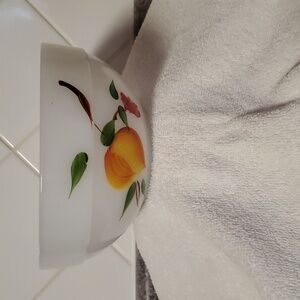 Vintage Fire King small painted fruit bowl